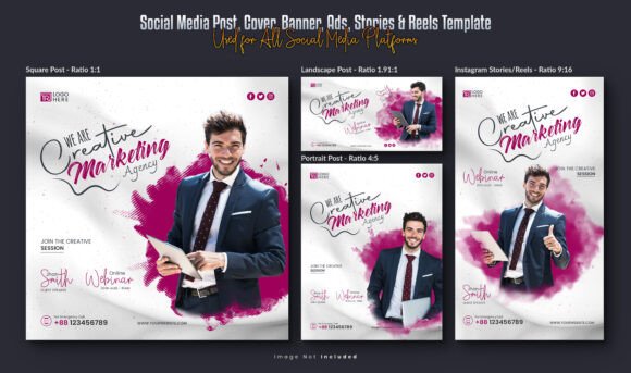 Download Business Social Media Templates - Media templates Collection