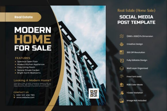 Download Real Estate Social Media Post Template - Premium Resources
