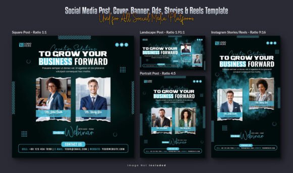 Download Business Social Media Templates - Media templates Collection