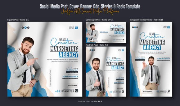 Download Business Social Media Templates - Media templates Collection