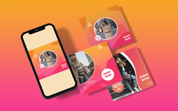 Download Social Media Templates-Shopping-030-22 - Media templates Collection
