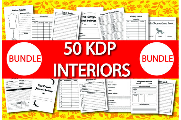 Download Bundle Pack 50 KDP Interiors - Premium Resources